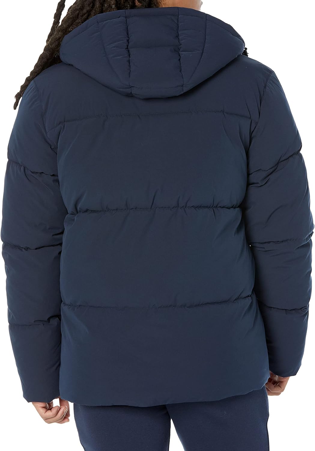 Mens Mid-Length Hooded Puffer Coat (Available in Big & Tall)