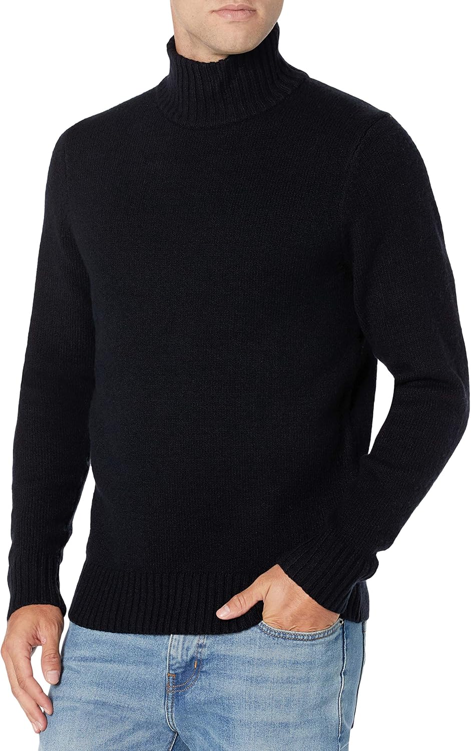 Men's Long-Sleeve Soft Touch Turtleneck Sweater