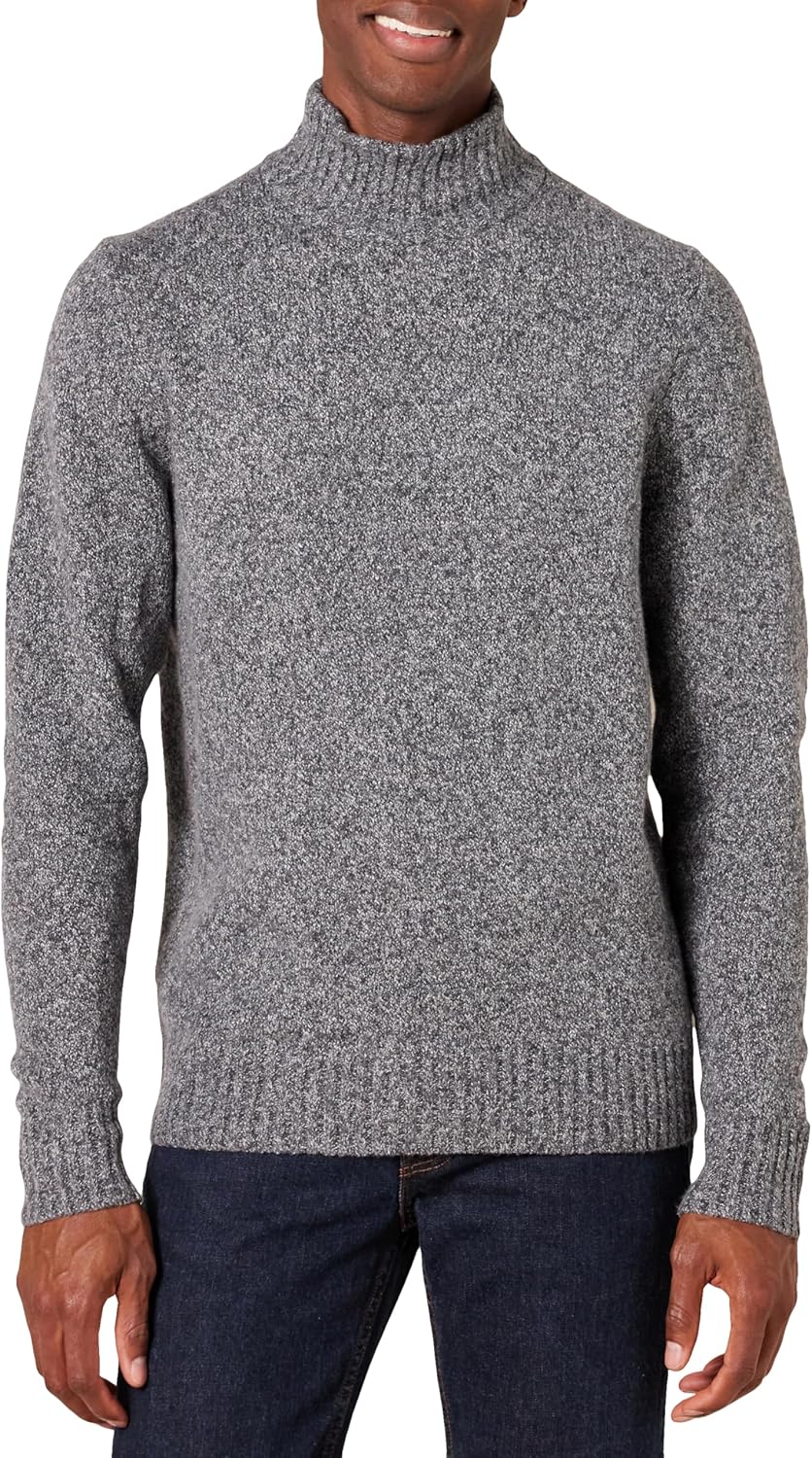 Men's Long-Sleeve Soft Touch Turtleneck Sweater